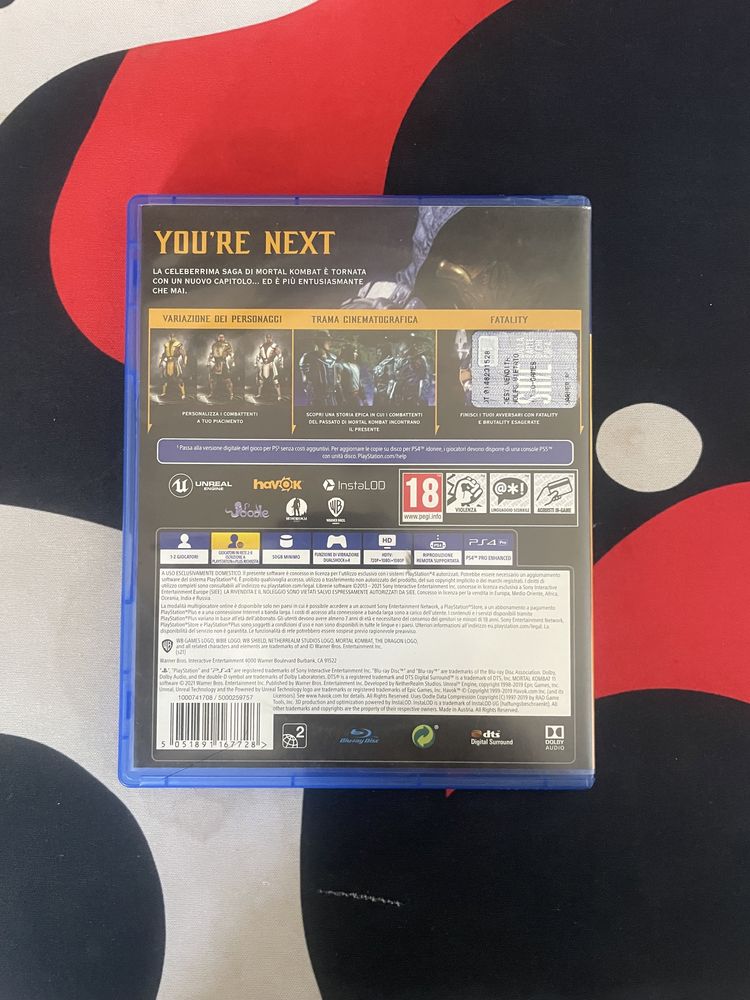 Игра на Play Station 4, Mortal Kombat 11