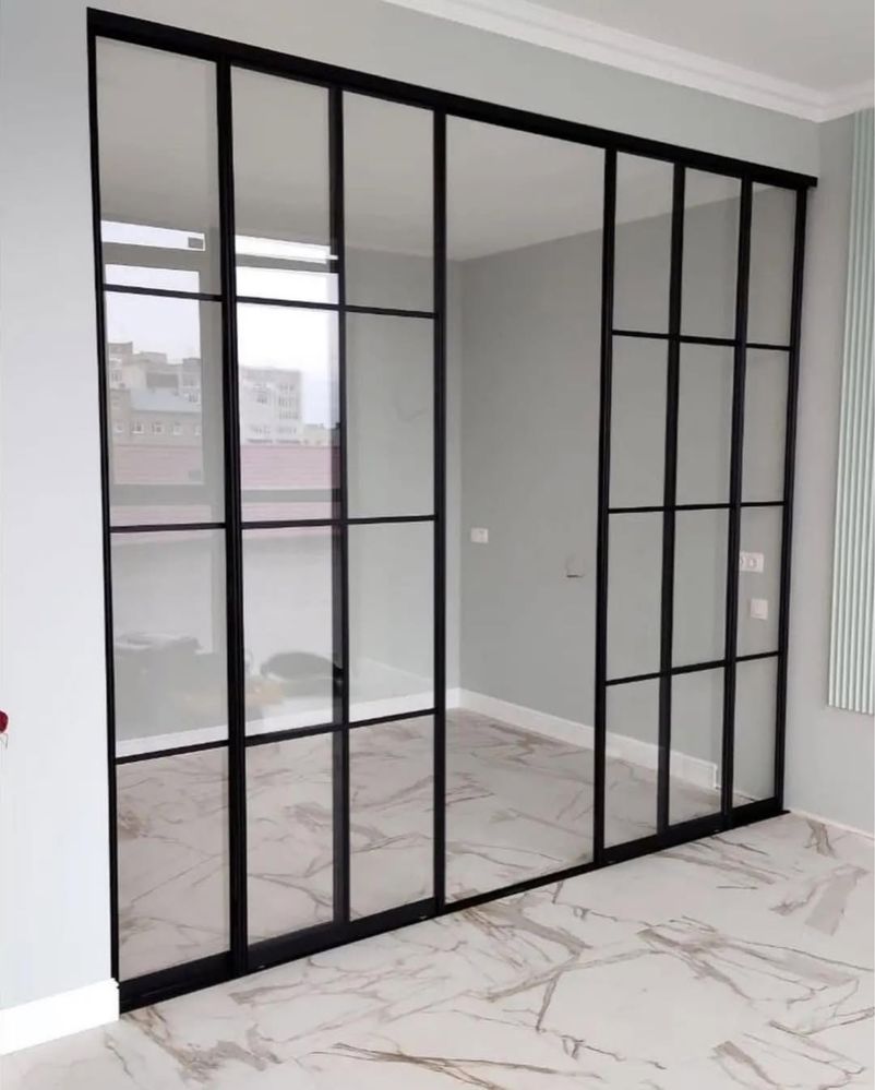 Раздвижные двери | Двери-купе | Межкомнатные перегородки в стиле Loft