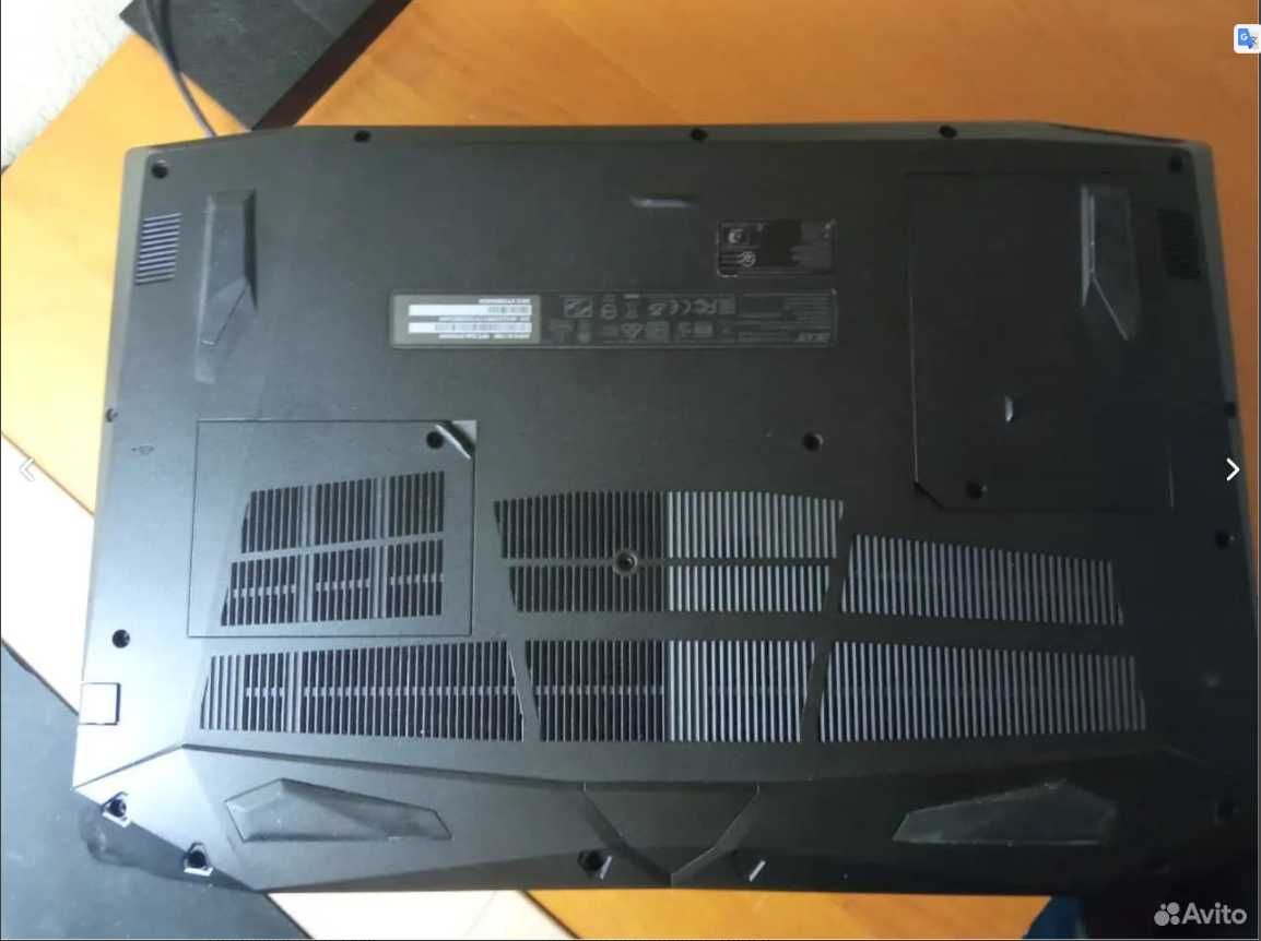Acer nitro 5 1060 6gb, i7 8750, SSD 256Gb, HDD 1Tb