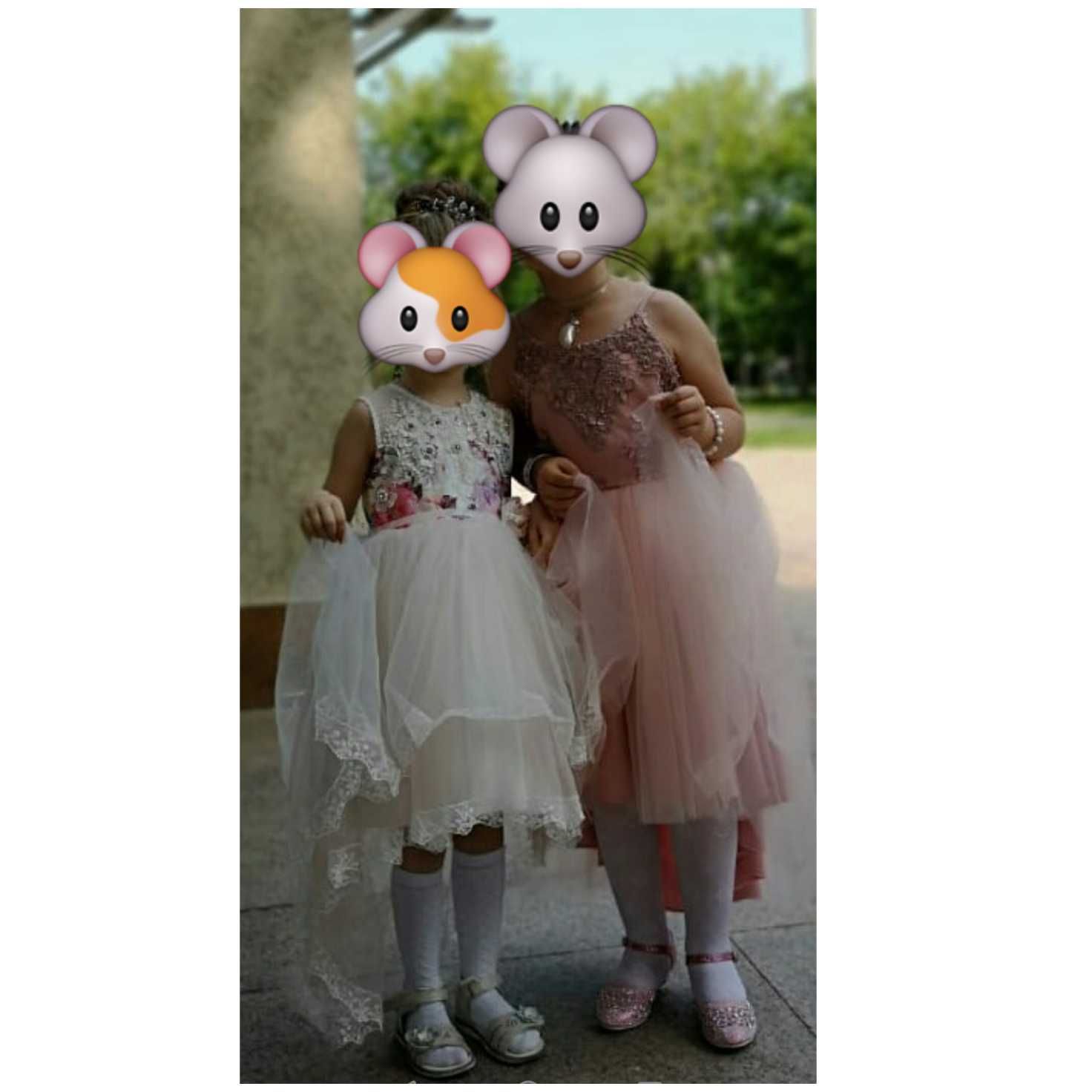 Платье шикарное на девочку(4-7лет) ,одевали один раз,брали за 30000тг.