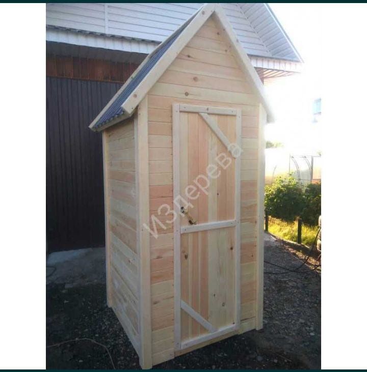 Уличный Деревянные туалет для дачи и Коттеджей