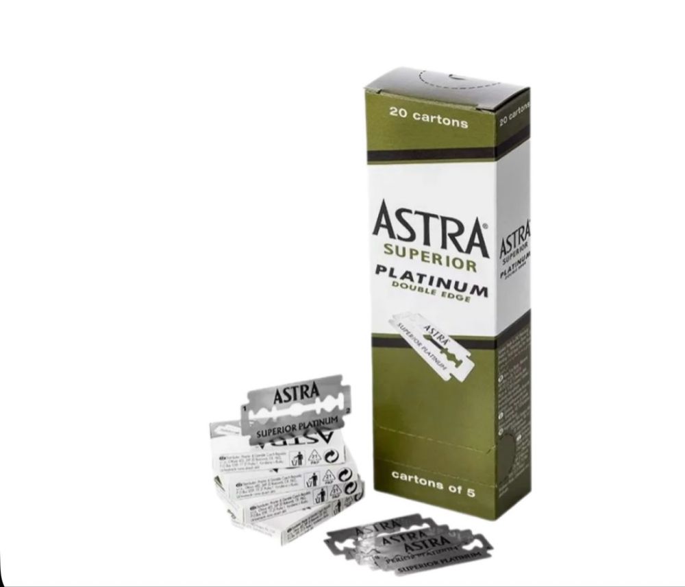 Т-образная бритва RazoRock German 37 Slant+100 лезвий Astra platinum