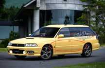 Молдинги на двери Subaru Legacy BG/BD