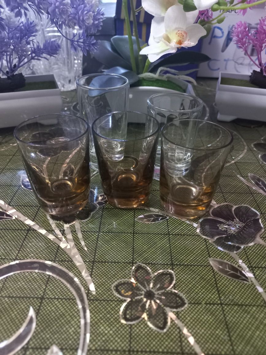 Стопки чешское стекло