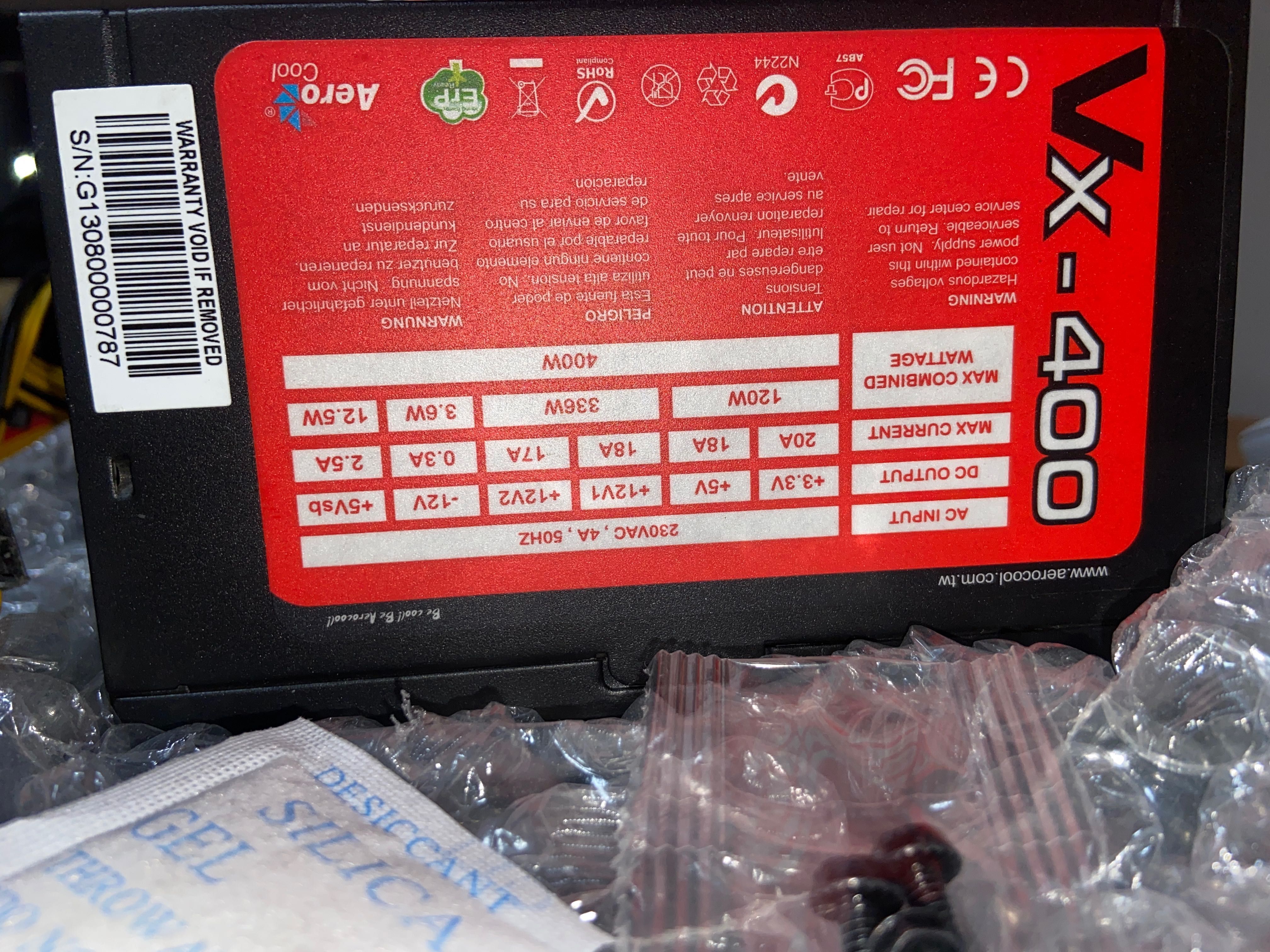 Блок Питания Aerocool VX-400