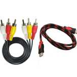 Кабель Hdmi для телевизора. Шнур для приставки. Тюльпаны от приставки.