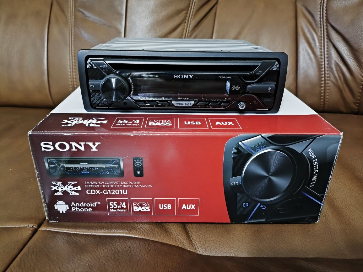 Магнитола SONY CDX-G1201U. Новый. Оригинал.