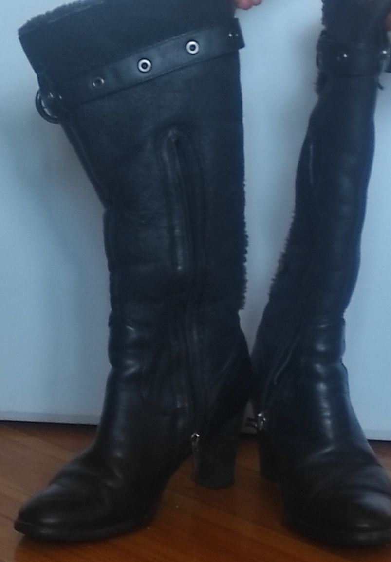 Продам Сапоги женские кожаные зимние б/у