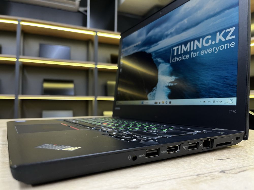 Сенсорный ноутбук Lenovo ThinkPad T470 - 14/Core i5-7200U/16GB/256GB