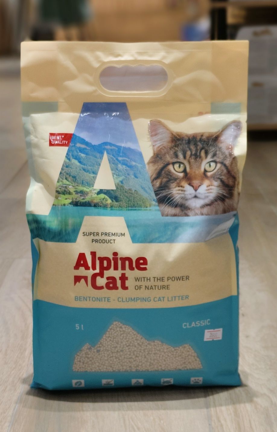 Alpine Cat бентонитовый комкующийся наполнитель
