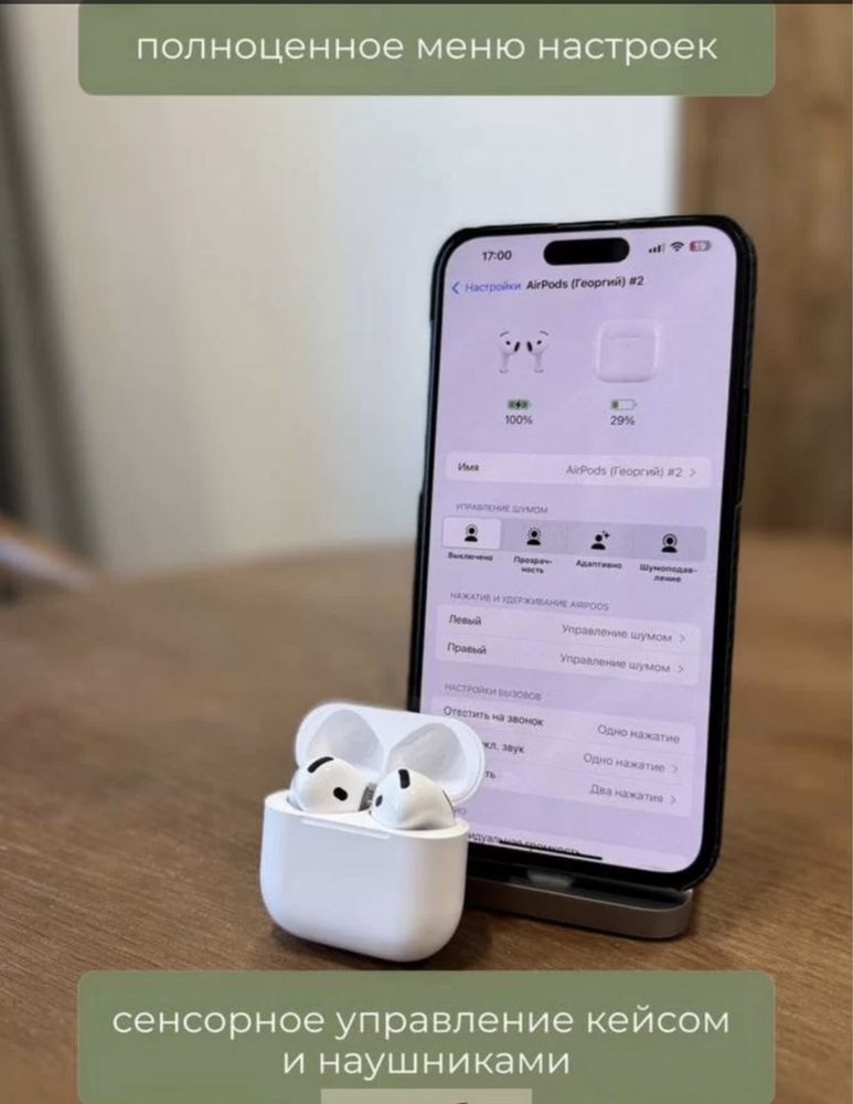 Наушники Airpods 3 Airpods Pro 2 Airpods 4 Airpods Pro