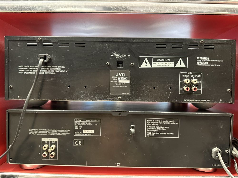 JVC td w-118 двух кассетная дека