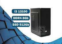 i3 13100/ 8Gb SSD UHD Graphics 730 X-Game Компьютер офисный  на SSD