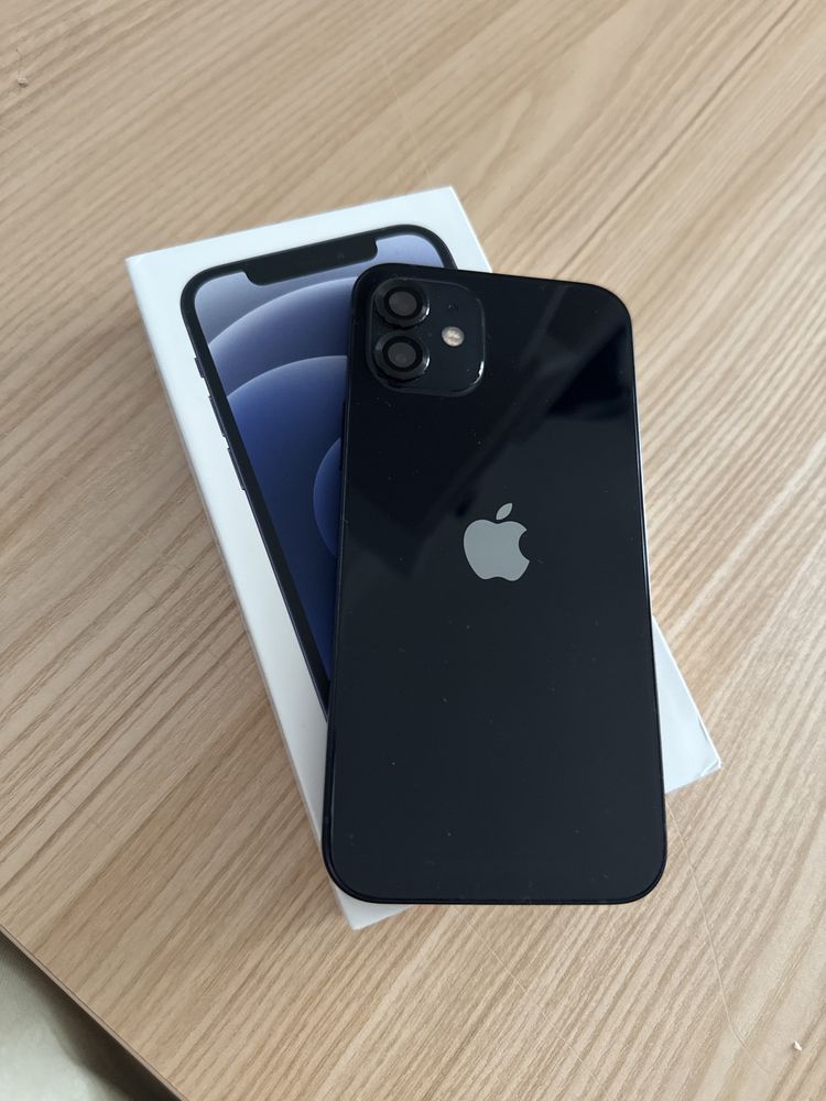 iPhone 12 • 128GB • Black • Идеал • Комплектация