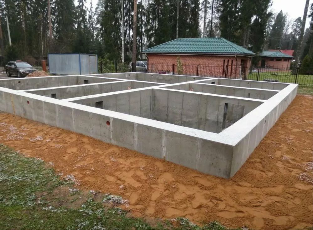 Фундамент под ключ. Планировка, армировка, опалубка и заливка.