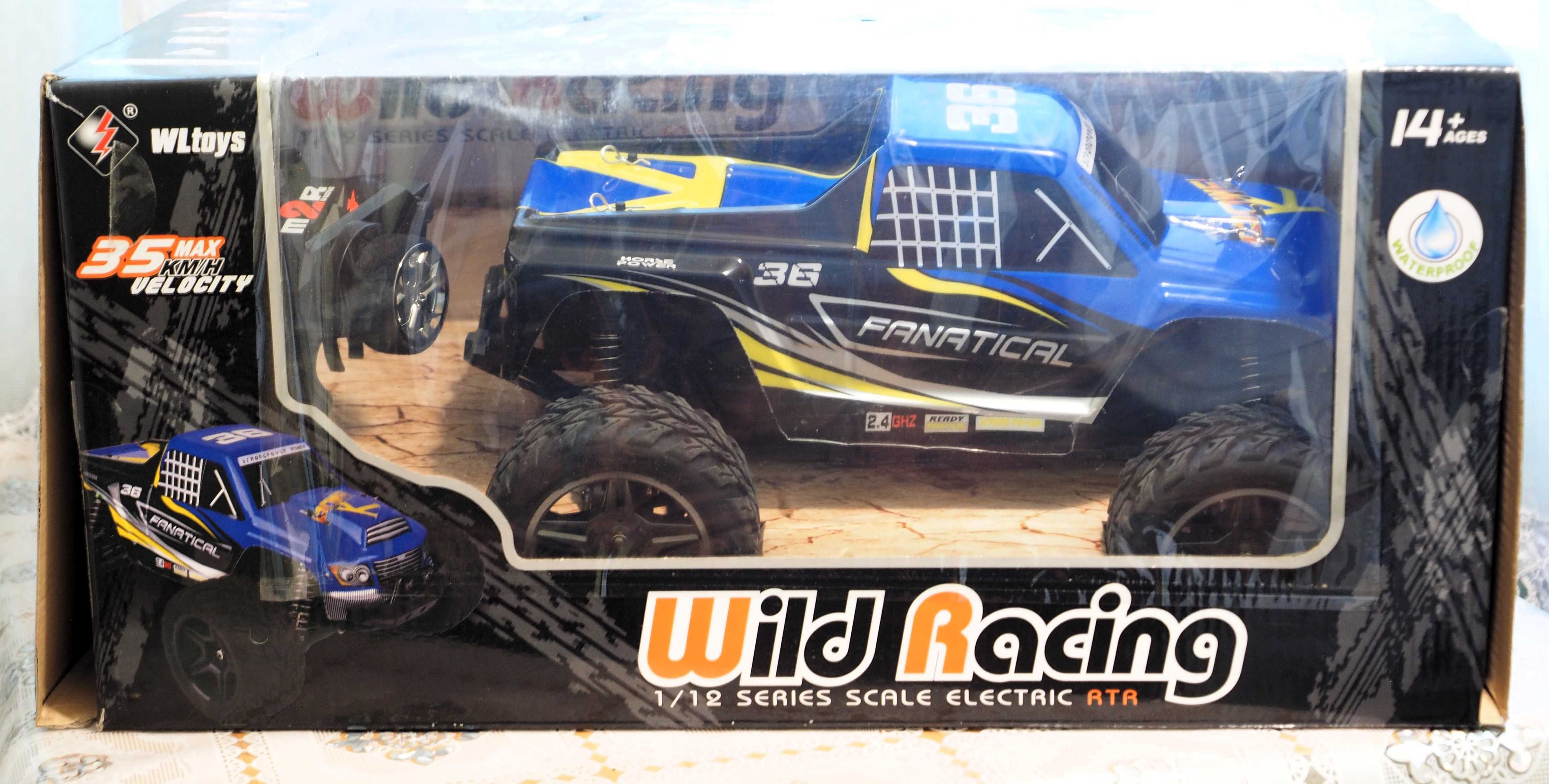 Радиоуправляемый джип WLtoys Monster Truck 2WD 1:12