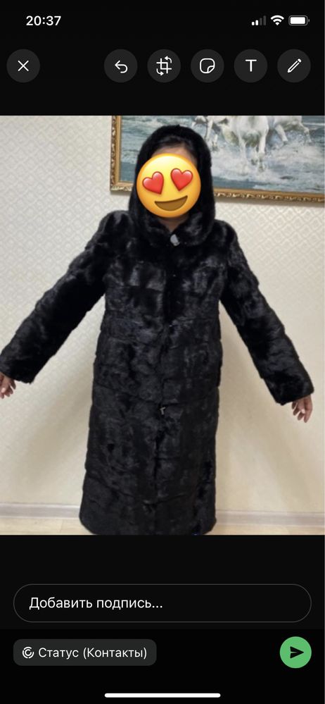 Норка шуба