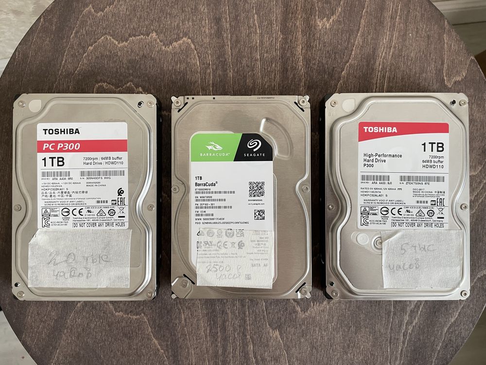 Жесткие диски HDD