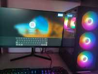 Новый игровой ПК Intel Core i5 12400F с видеокартой GeForce RTX 4060