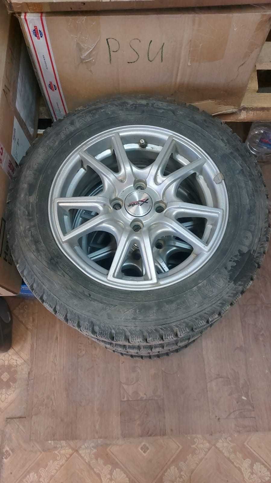 зимняя резина с дисками 185/65 R14 (приора)