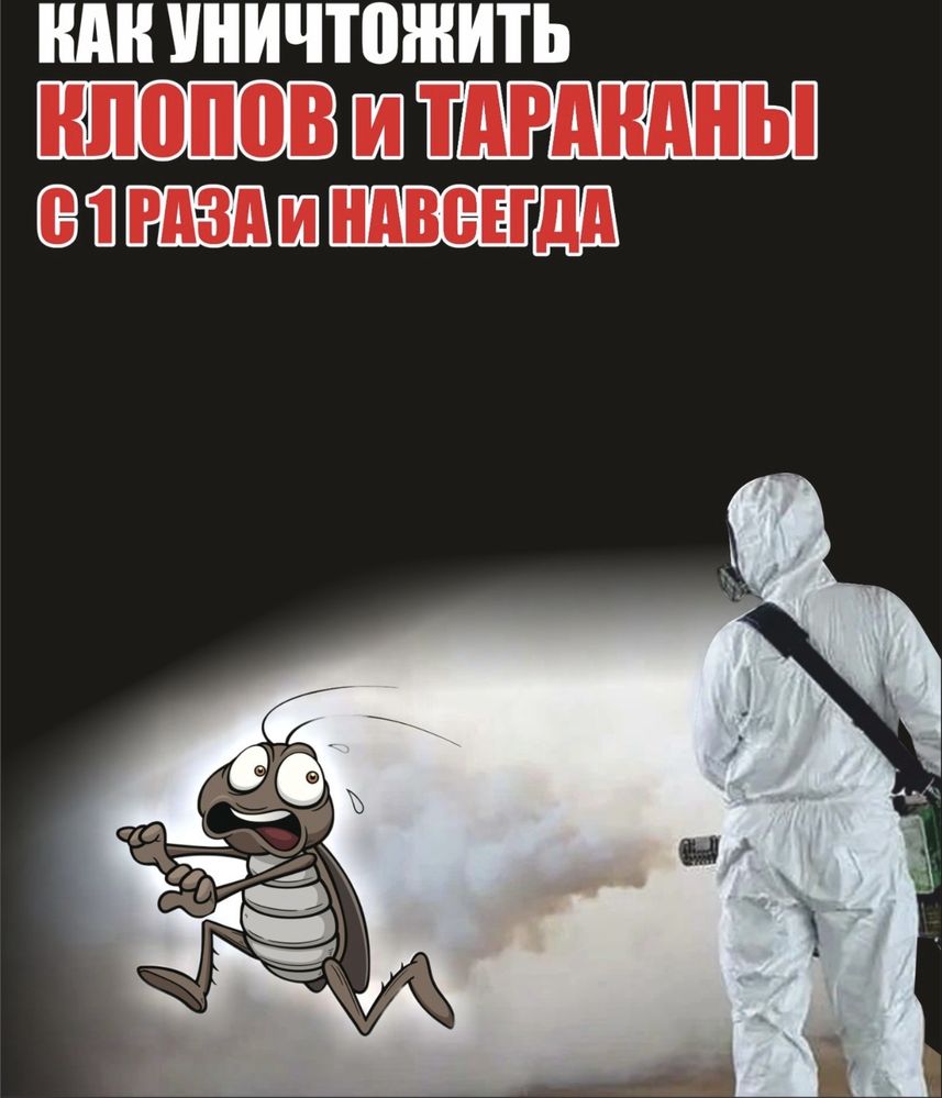 Дезинфекция клопов и тараканов дизинфекция дезенфекция
