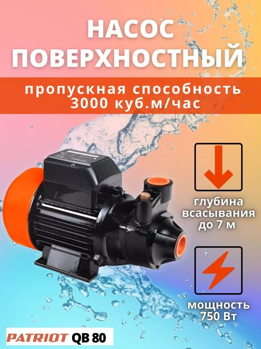 Насос QB 80 Новый