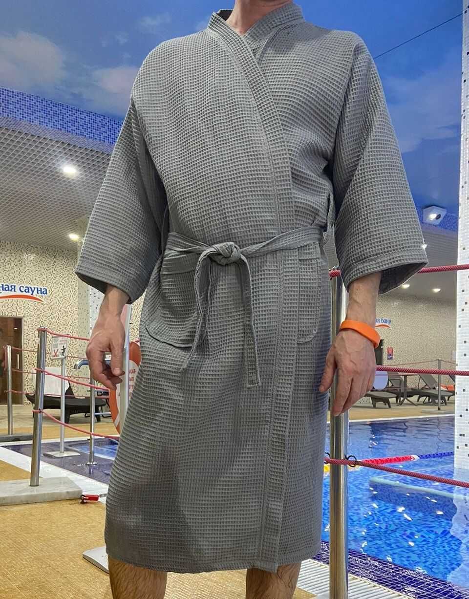 Халат вафельный XXXL