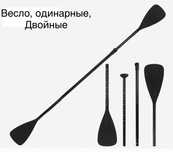 Весла для сапбордов, байдарки, каяков