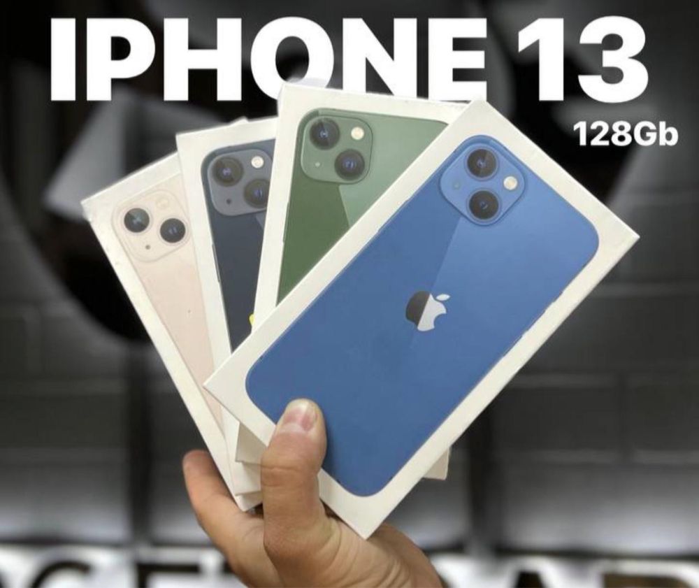 IPHONE 13 128GB новый запечатаный айфон успей купи