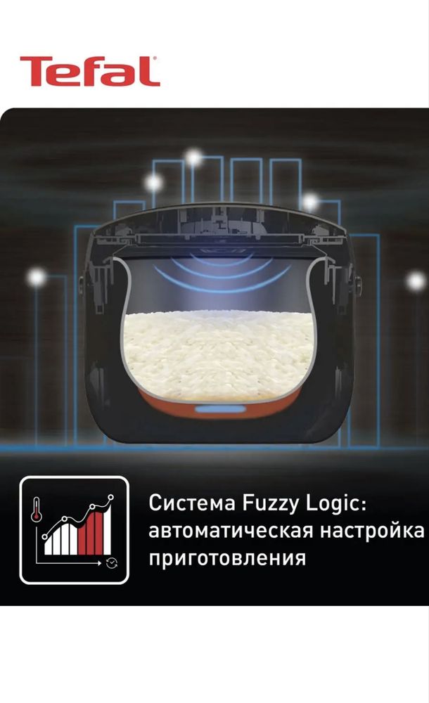 Индукционная мультиварка Tefal Effectual Pro Multicooker RK807D32