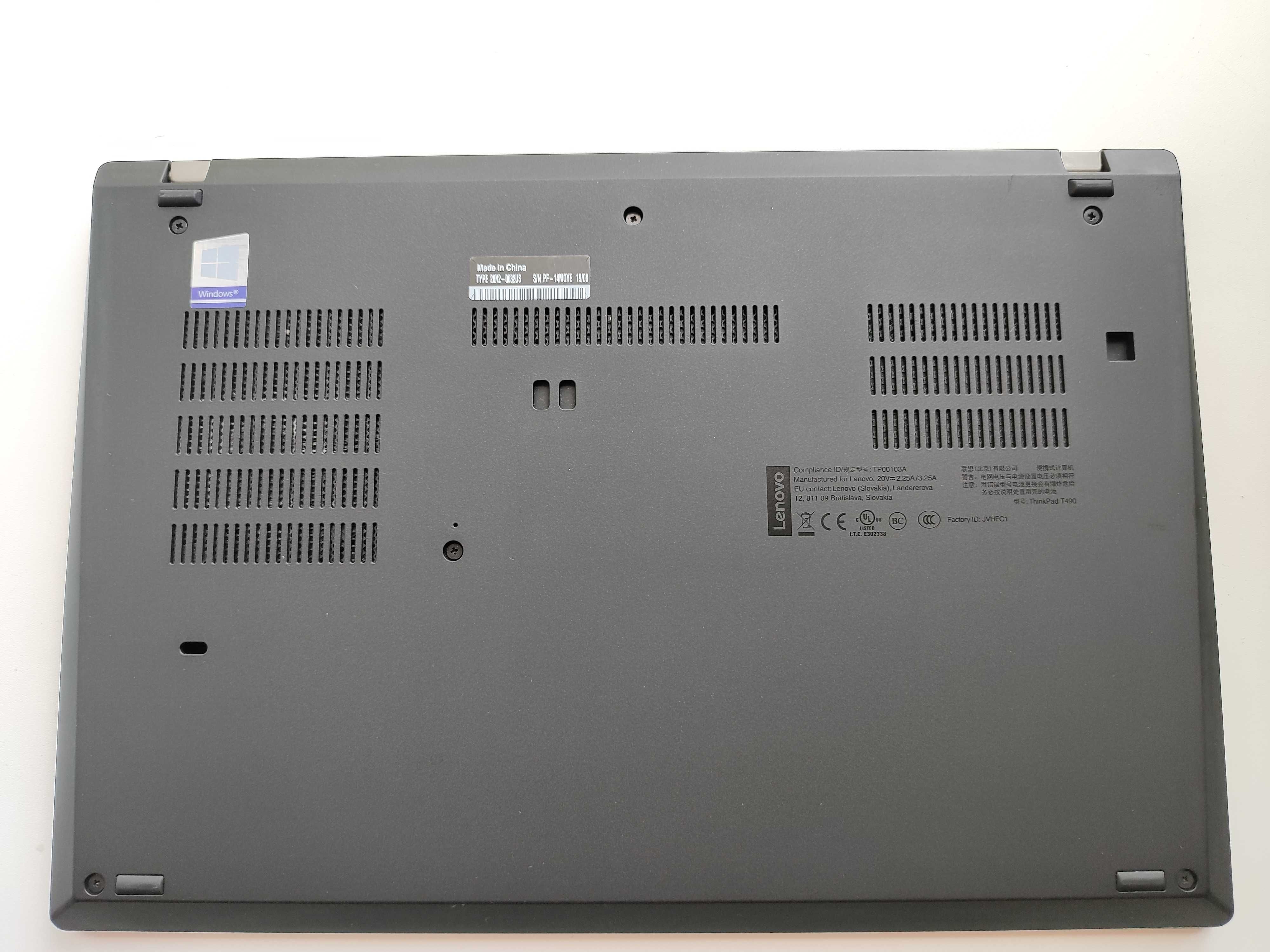 Lenovo ThinkPad T490/i5-8265/8/256/14/FHD/IPS