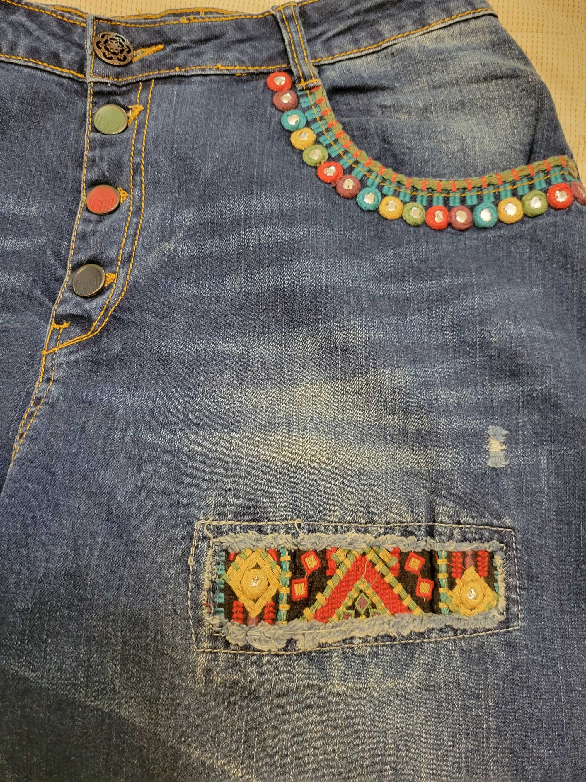 Классные джинсы брэнда Desigual (оригинал), новые, СРОЧНО!!!