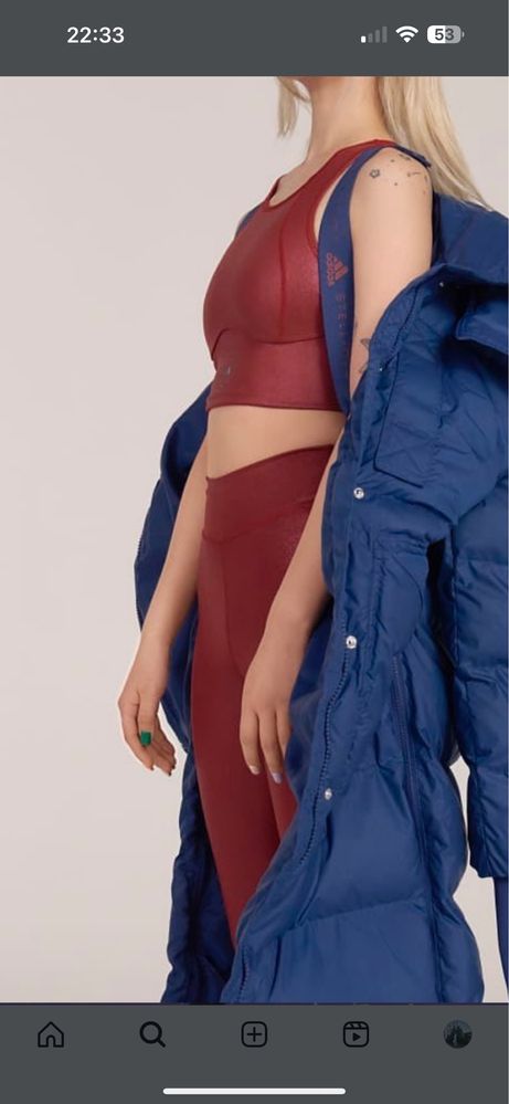 Продам пуховик фирмы Adidas Stella Maccarntey