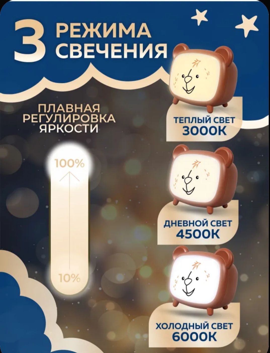 Детский ночник "Мишка"