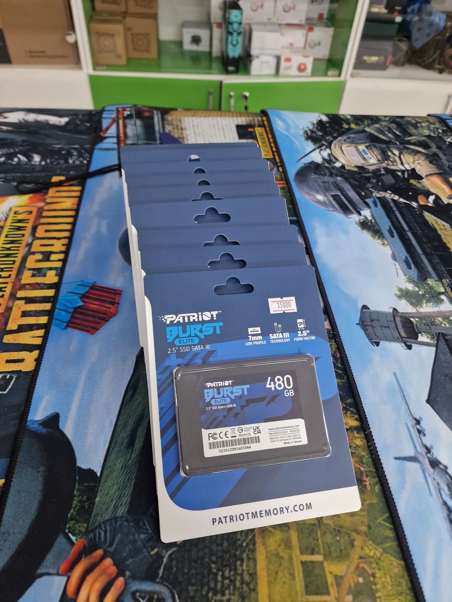 SSD накопители разного объёма памяти