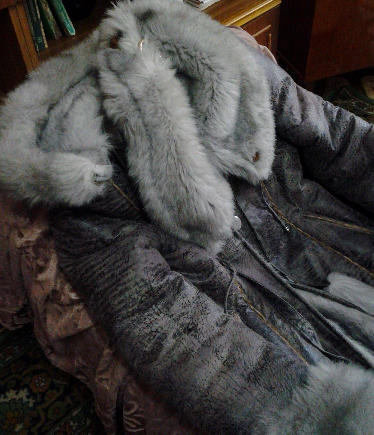 Дублёнка из искусственного меха
