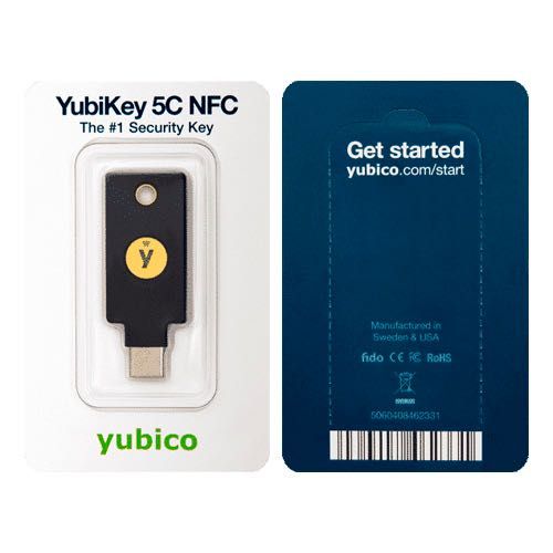 YubiKey 5C NFC аппаратный ключ аутентификации (магазин)