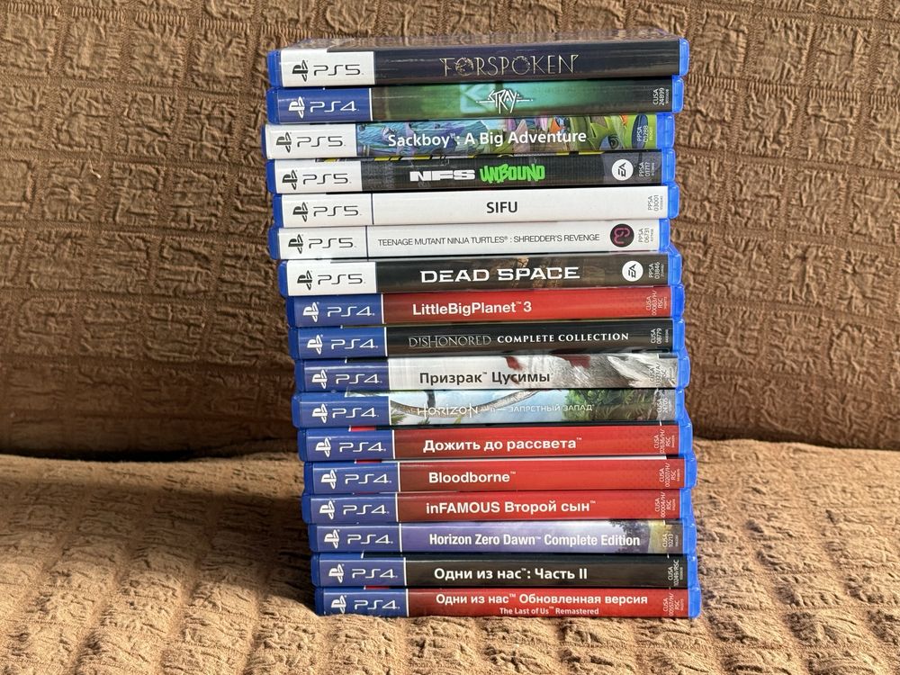 Игры на PlayStation 4 Ps 5 диски/Stray,Dead Space,Сэкбой,ForSpoken