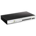 Свич POE Switch DGS-1210-10E 8- PoE 10/100/1000 Мбит/сек