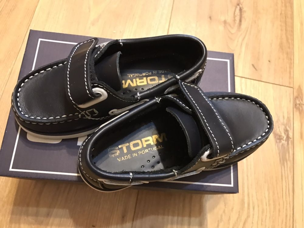 Storm кожаные макасы, туфли 25р