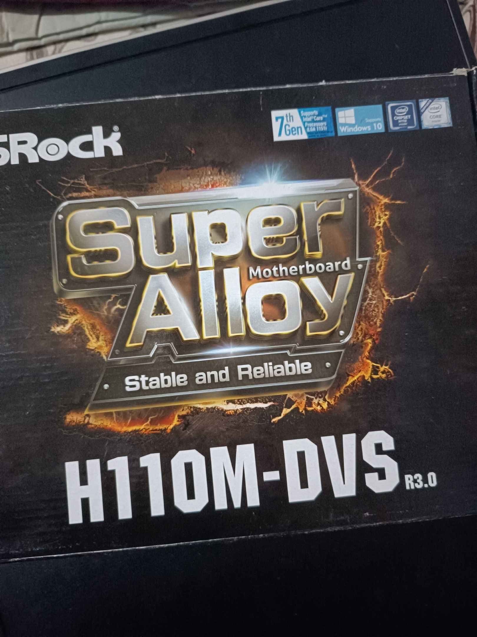 материнская плата h110m-DVS Asrock и н110 Asus