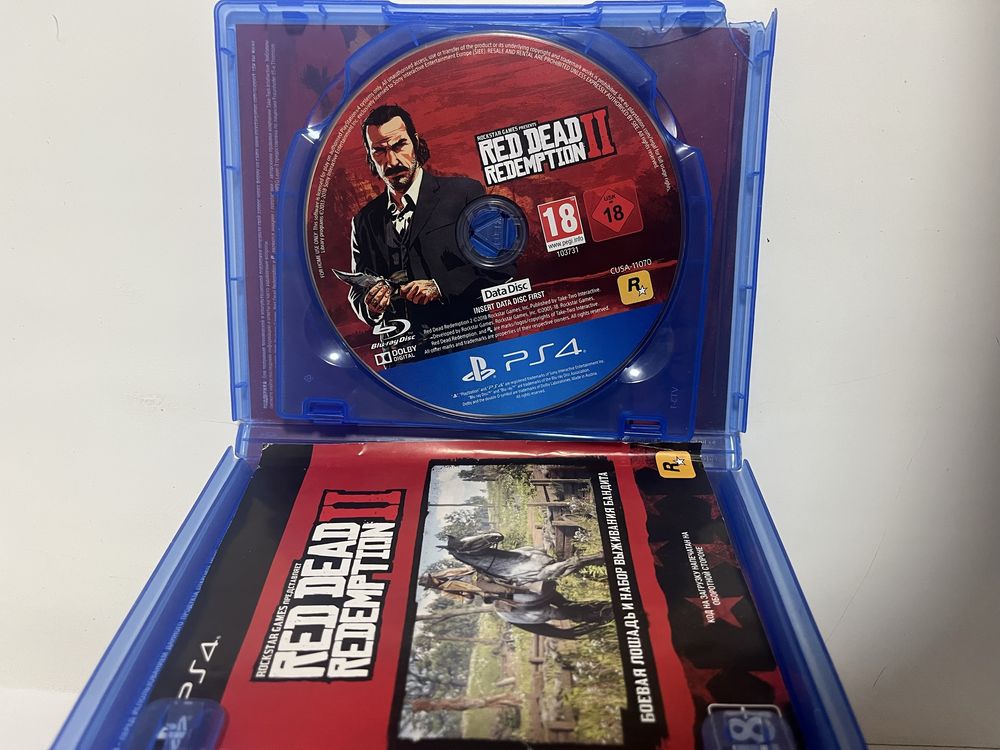Продам диск read dead redemption 2