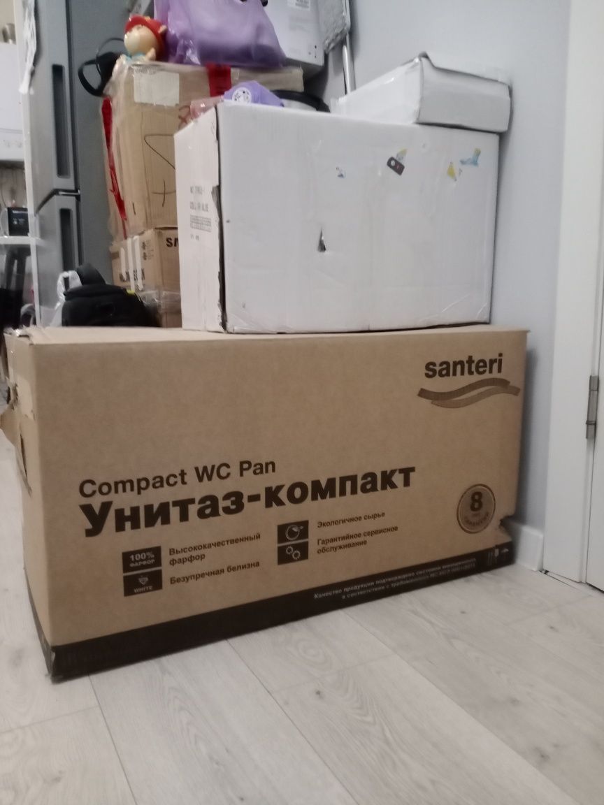 Унитаз новый Santeri ультра