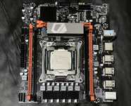 Комплект мат-плата X99E H55 и проц  intel xeon E5 2640v3 + кулер