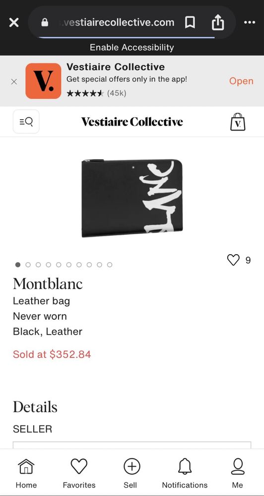 Оригинал клатч MONTBLANC MEISTERSTÜCK / чехол для Macbook Pro 14