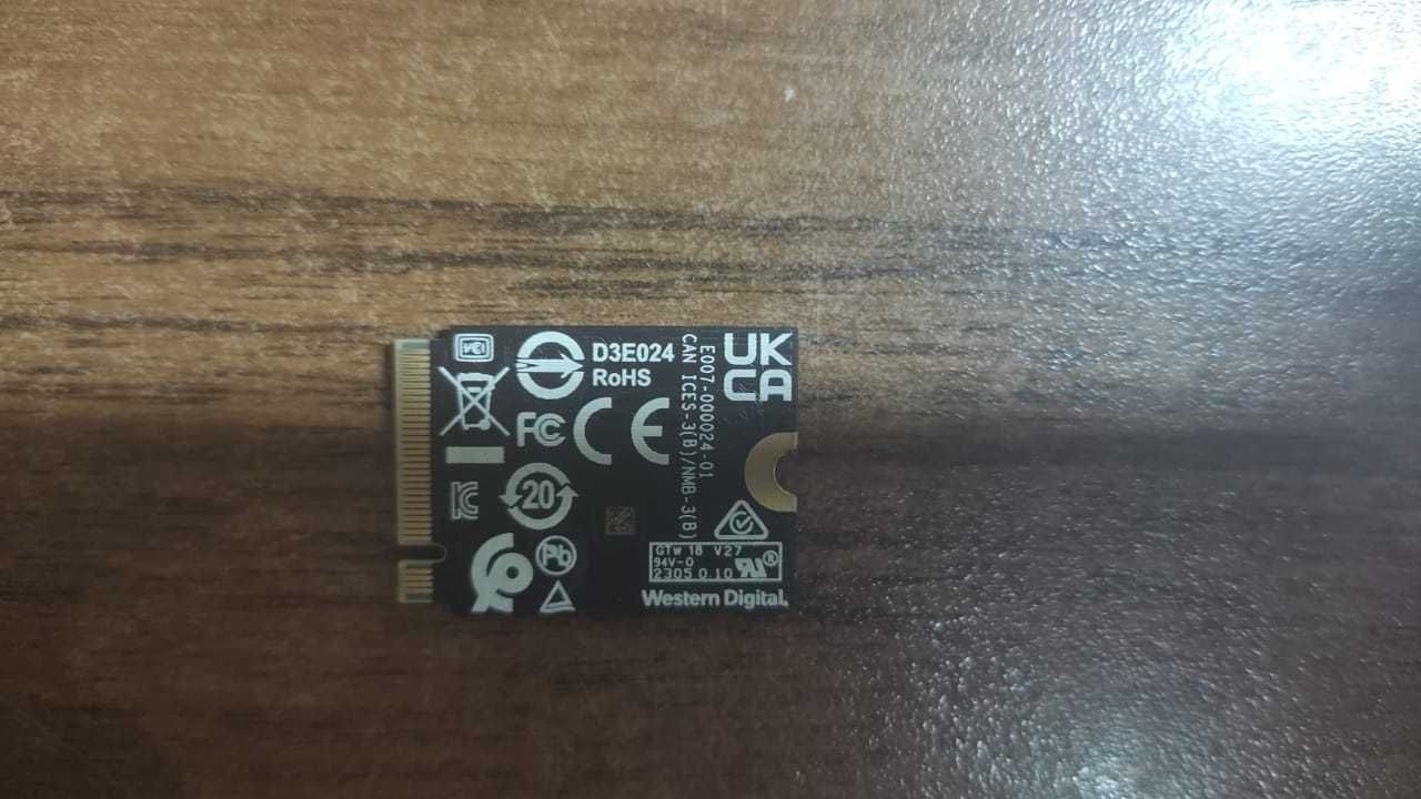 M2. SSD WD 512гб 2230 (ССД м2 Western Digital)