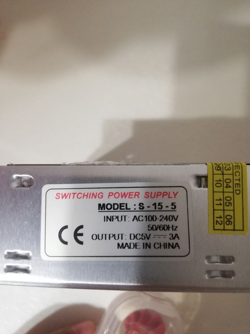 Блок питания AC~220V - DC~5V 15W 3A преобразователь