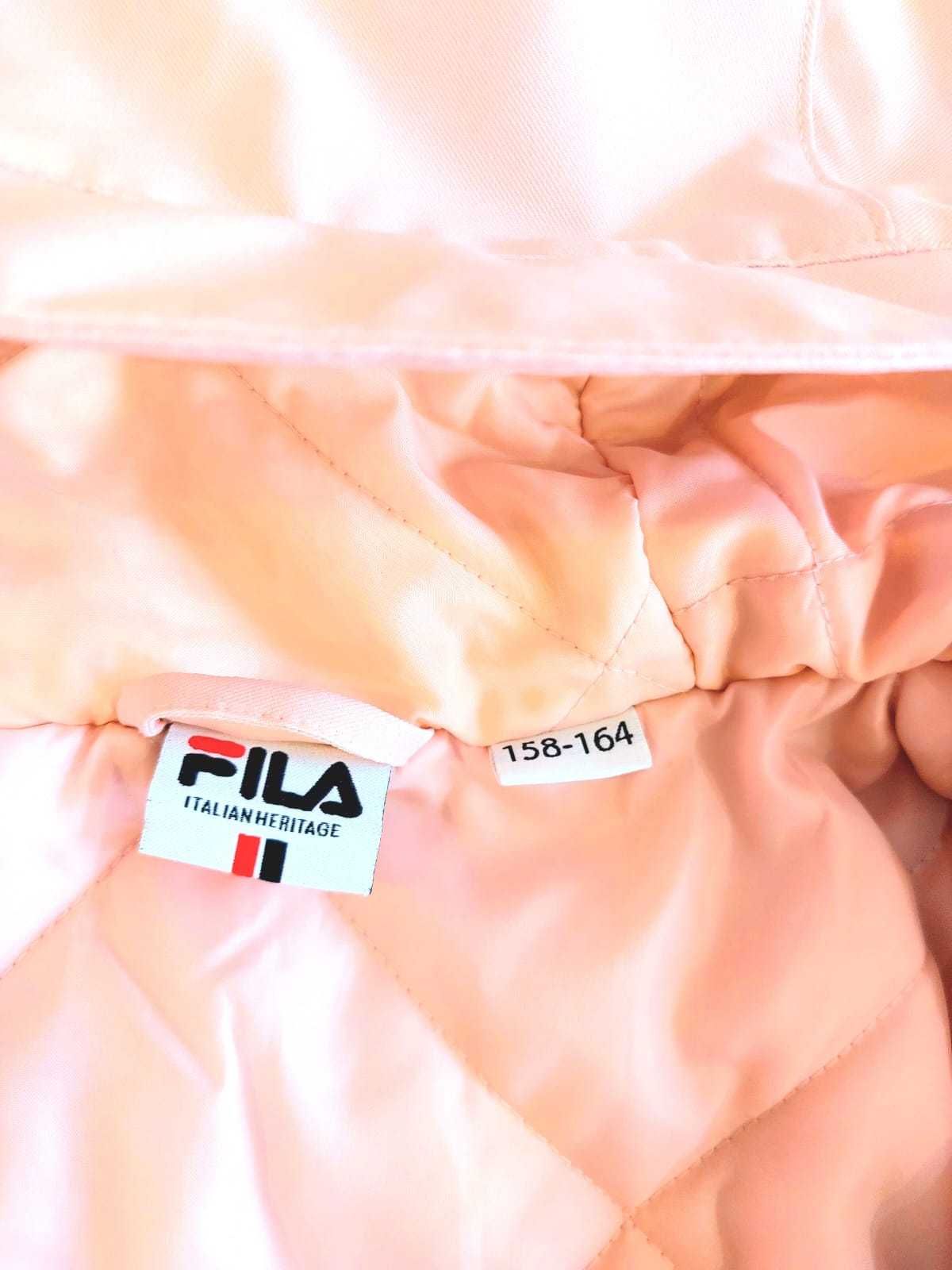 Демисезонная куртка и шапочка Fila для девочек 9-12 лет