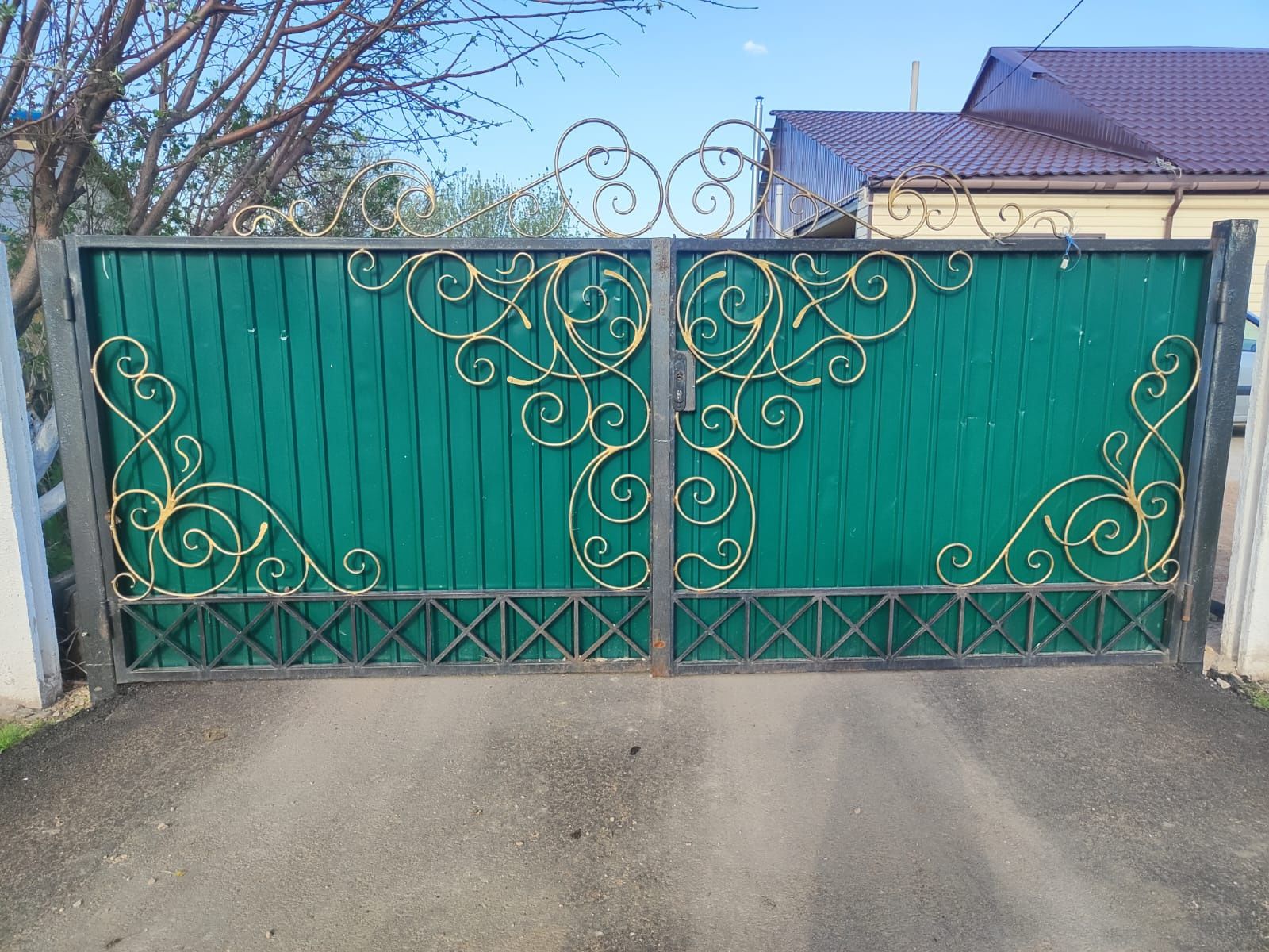 Кованые б/у ворота