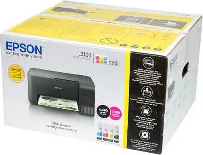 Epson l3100 МФУ. Принтер, сканер,копир. 3в1